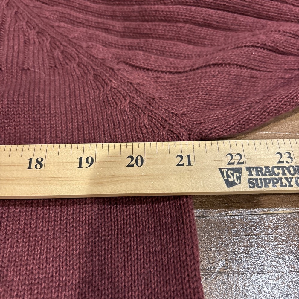 Columbia Men's Burgundy Pullover Sweater Size Medium - Picture 6 of 8